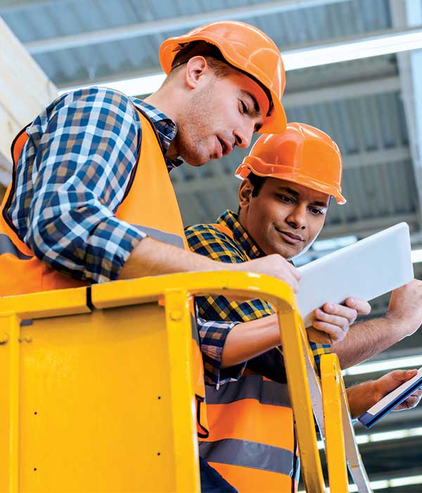 Sahajanand Services engineers commissioning industrial machinery on-site