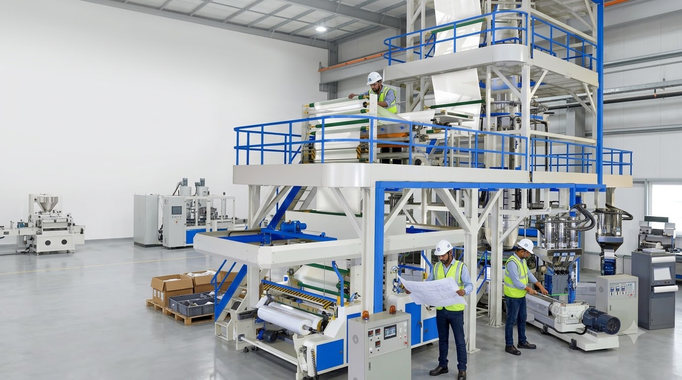 Professional machine installation and erection services by Sahajanand Services